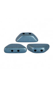 Les perles par Puca® Tinos beads Metallic Mat Blue 23980/79031